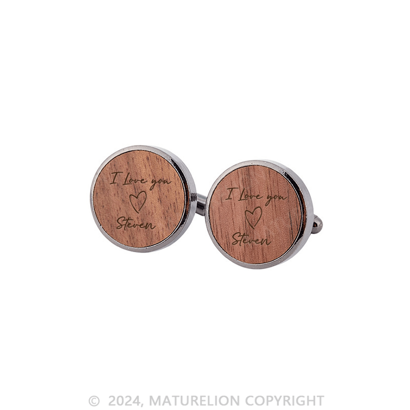 Maturelion Personalized Husband Cufflinks