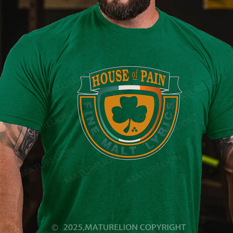 Maturelion St Patrick's T-shirt Housee Of Painn T-Shirt