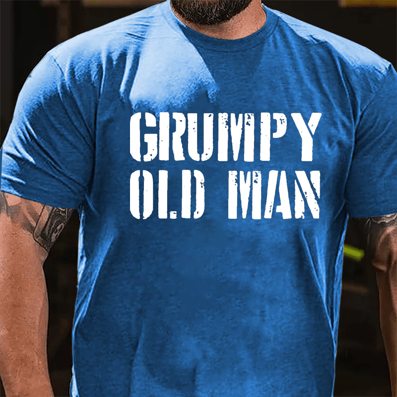 Grumpy Old Man Cotton T-shirt