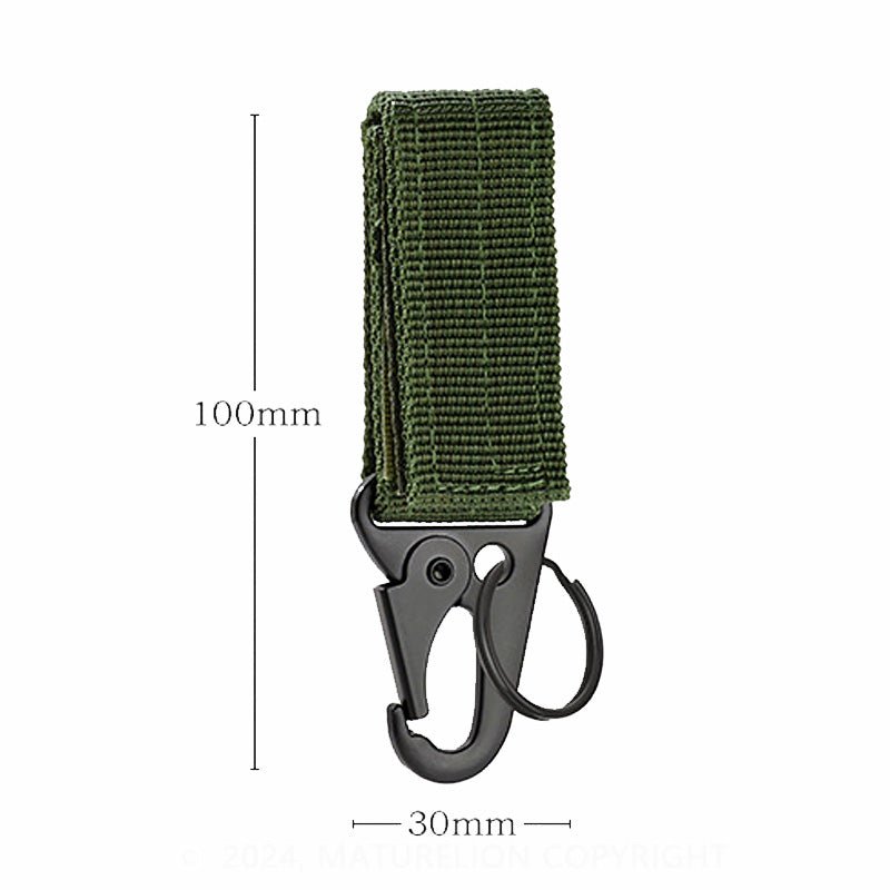 Maturelion Tactical Key Chain Belt Clip with Carabiner