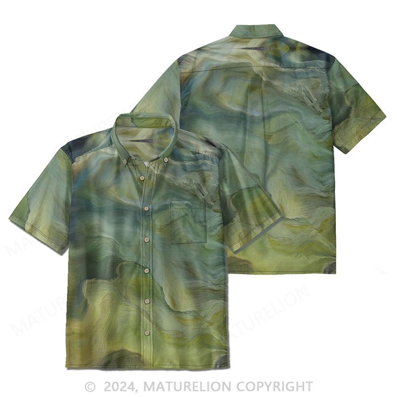 Maturelion Short-sleeved patterned shirt