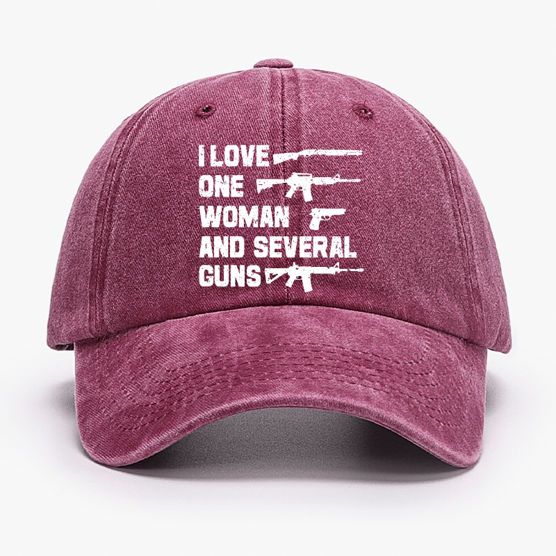 I Love One Women And Several Guns Cap