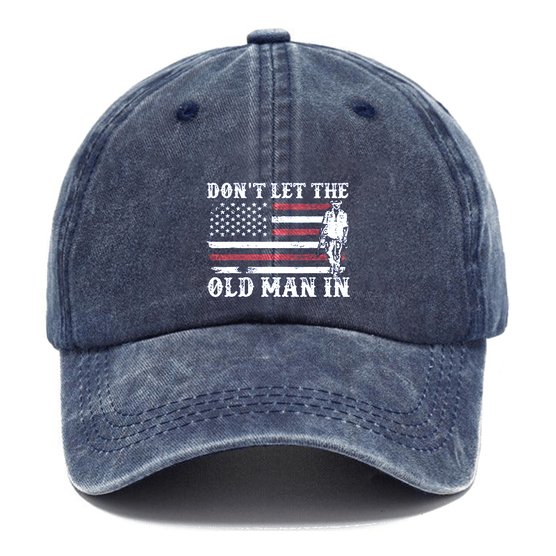 Maturelion Don't Let The Old Man In USA Flag Cap