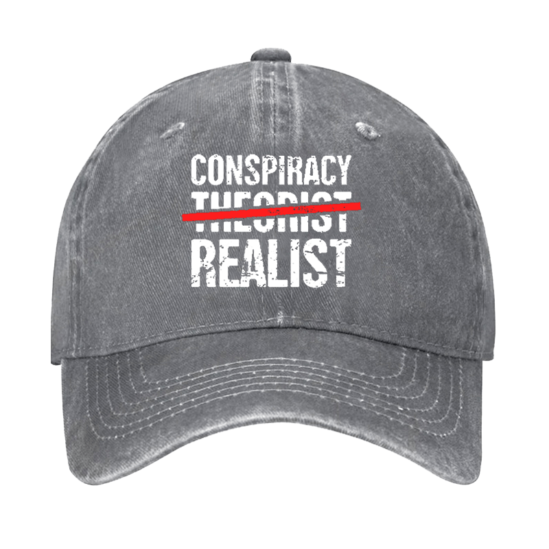 Conspiracy Theory Realist Cap