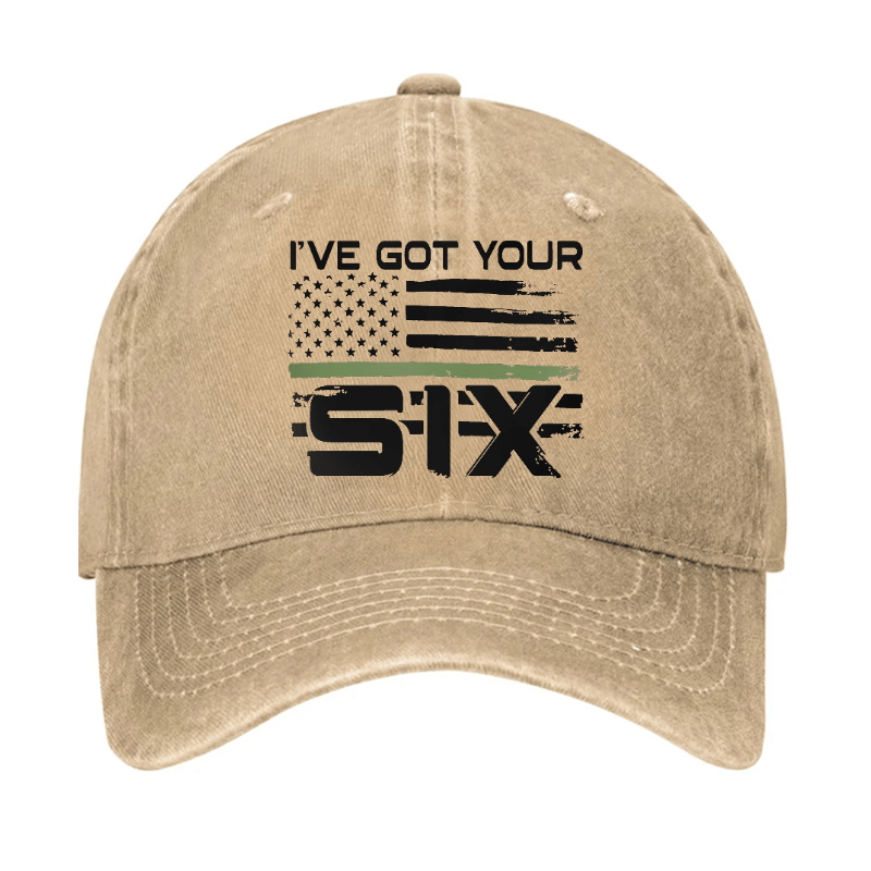 I've Got Your Six Men Veteran Cap