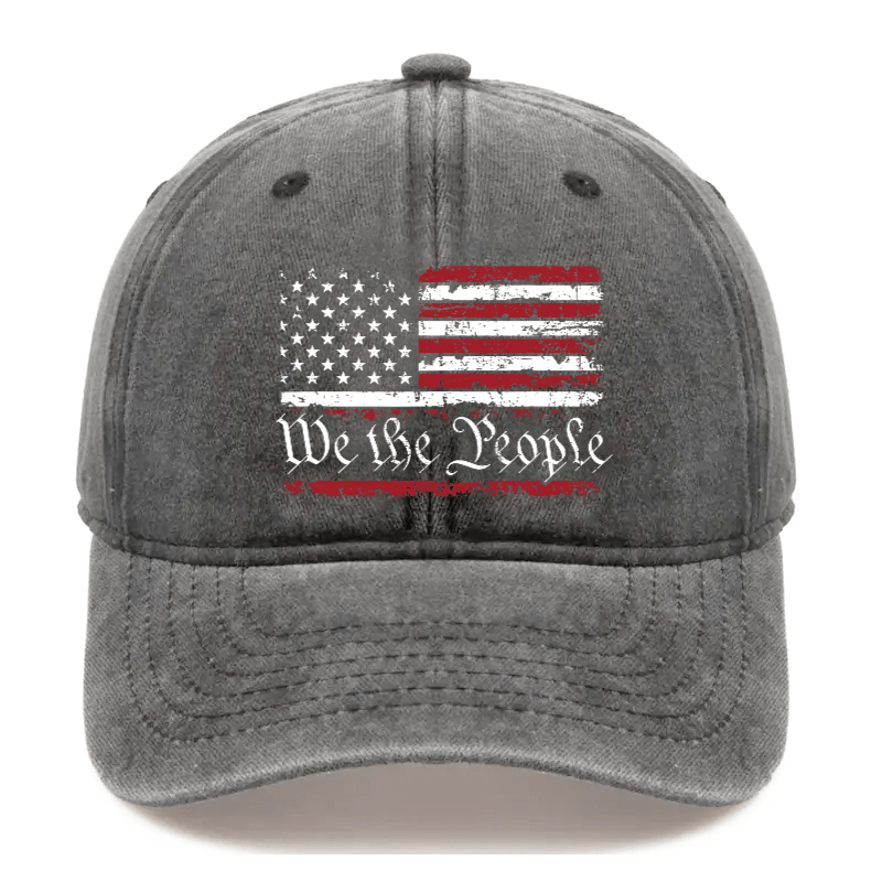 We The People American Flag Cap