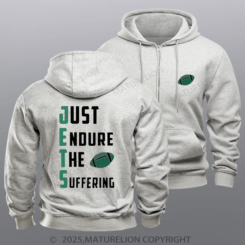 Maturelion Super Bowl Hoodie The Suffering Funny Zipper Hoodie