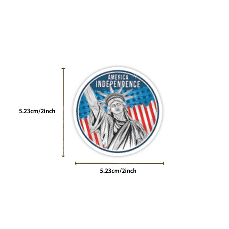 Maturelion American Patriotic Stickers 100 Pcs