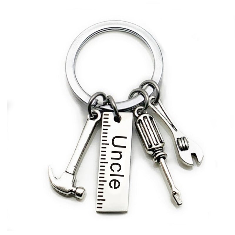 Maturelion Keychain Keyring with Tools Decoration-Hammer