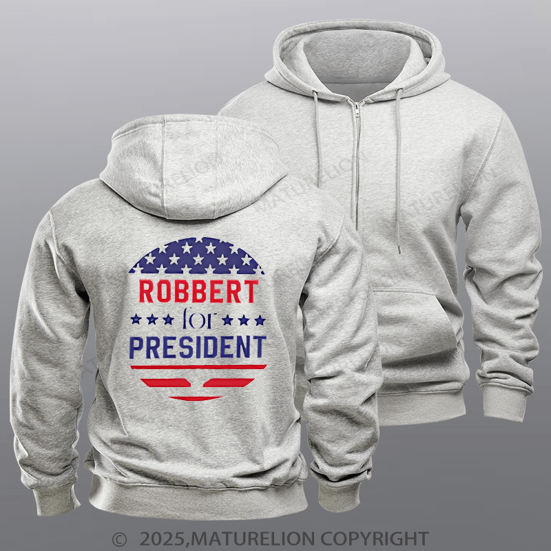 Maturelion  Men's Hoodie Personalized Election Hoodie  Zipper Hoodie