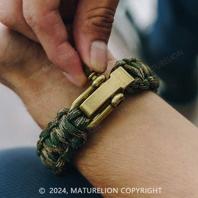 Maturelion Hero Company Camo Paracord Bracelet