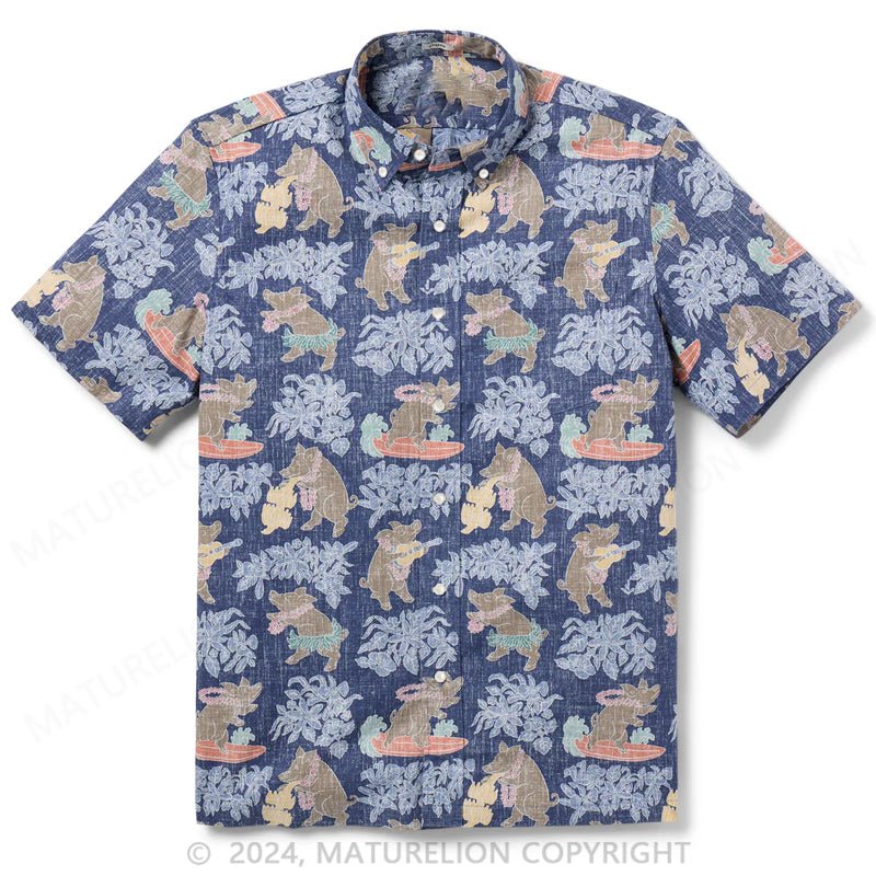 Maturelion Pua'a Hawaiian Shirt