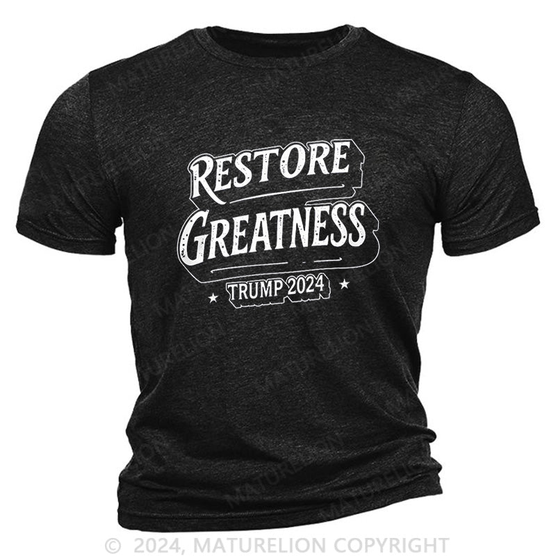 Maturelion Restore Greatness Cotton T-Shirt