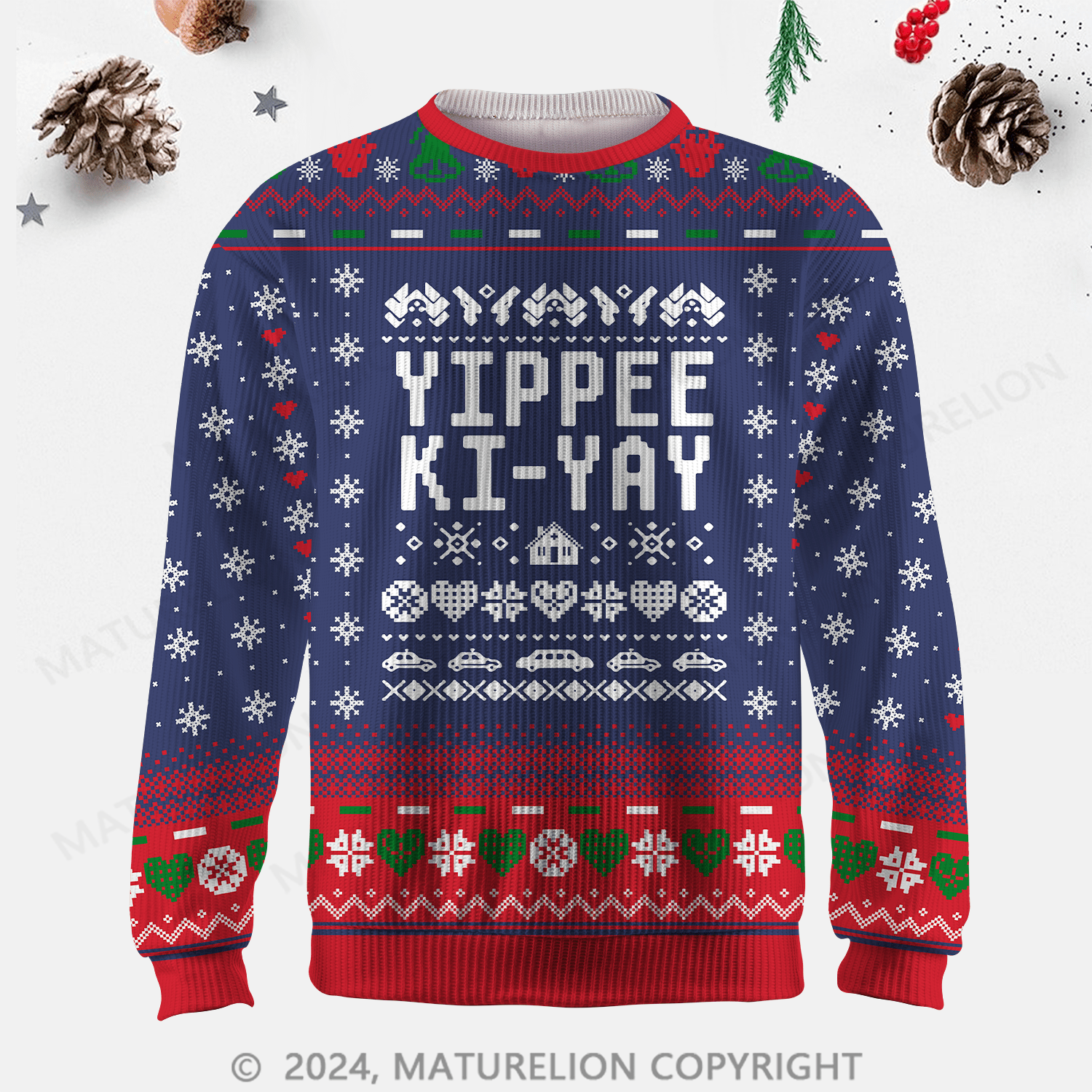 Maturelion Yippee-Ki-Yay Ugly Sweater