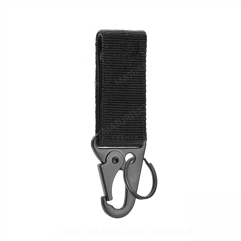 Maturelion Tactical Key Chain Belt Clip with Carabiner