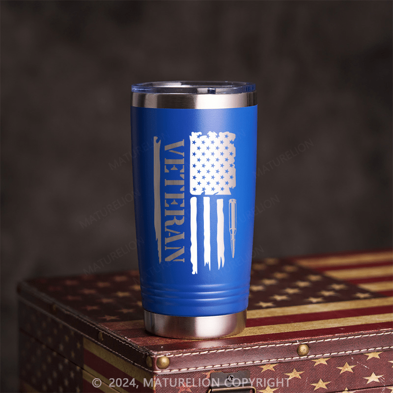 Maturelion Veteran Flag Thermos