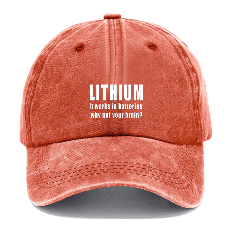 Lithium - It's Works In Batteries Why Not Your Brain Cap