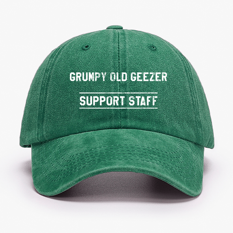 Grumpy Old Geezer Support Staff Cap