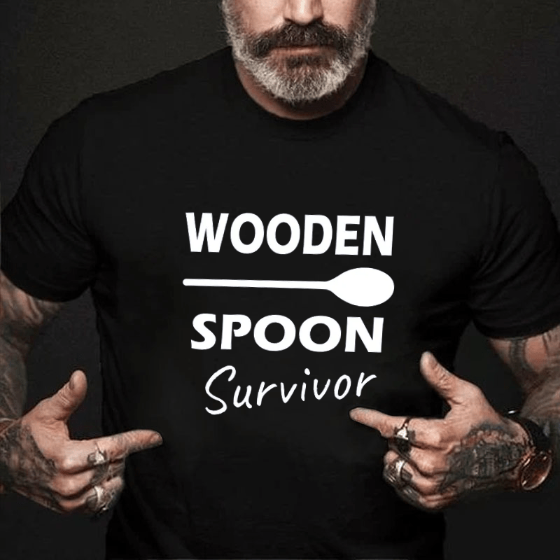 Wooden Spoon Survivor Men's Cotton T-Shirt