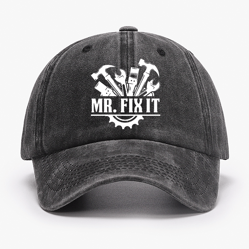 Mr. Fix It Funny Dad Gift Baseball Cap