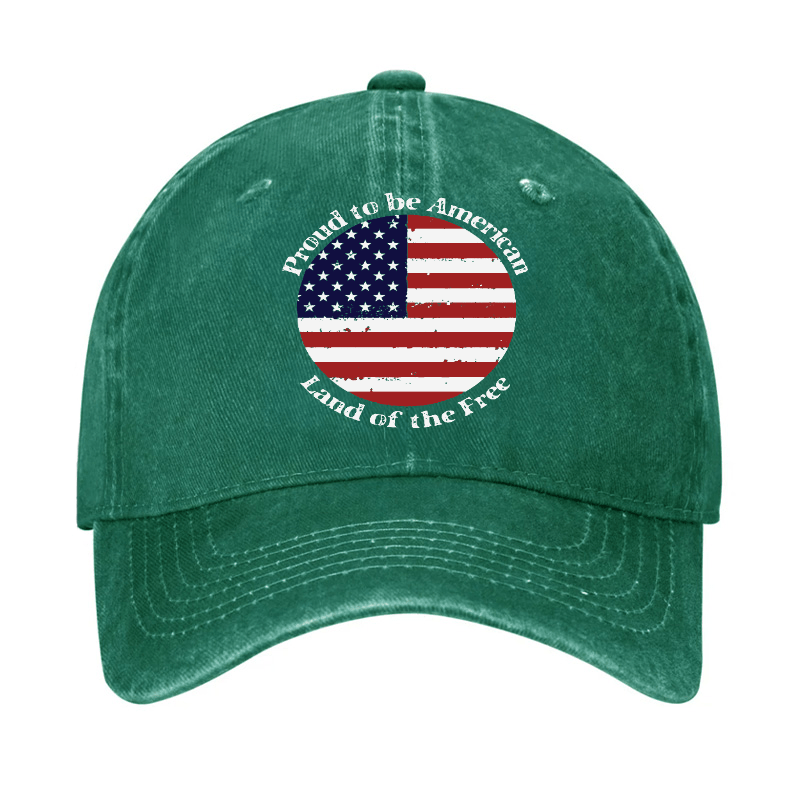 Men's Proud To Be American Land Of The Free Cap