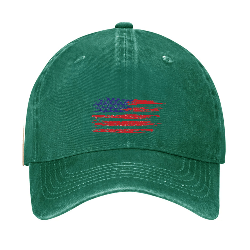 Colorful Flag Print Cap