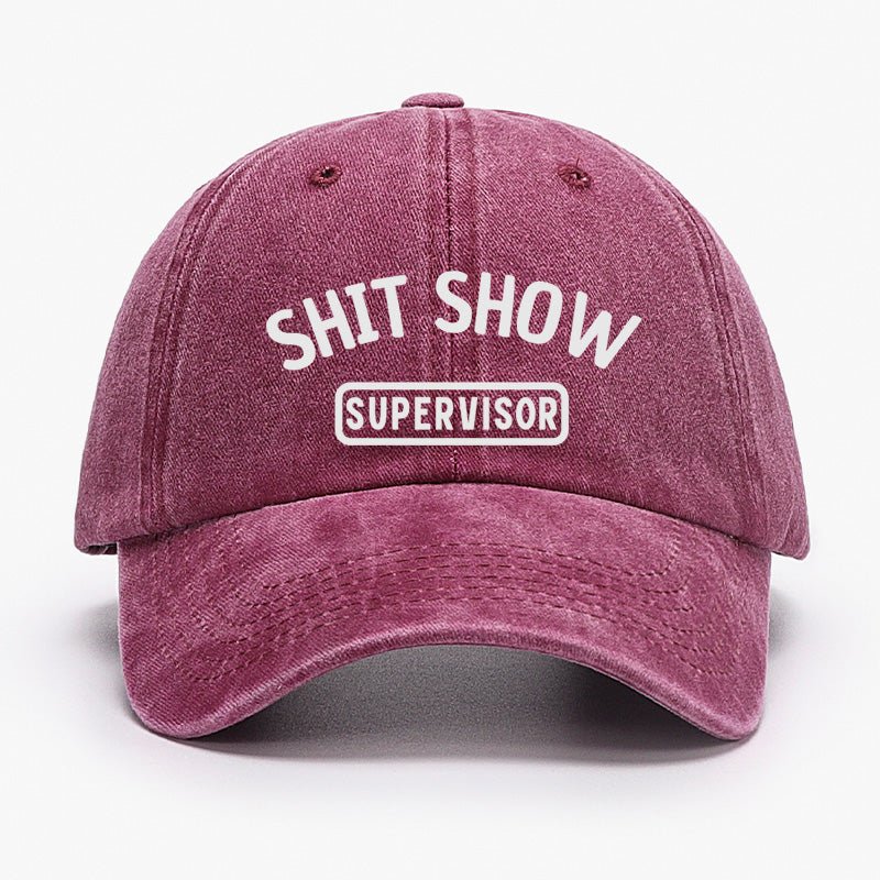 Shit Show Supervisor Funny Cap