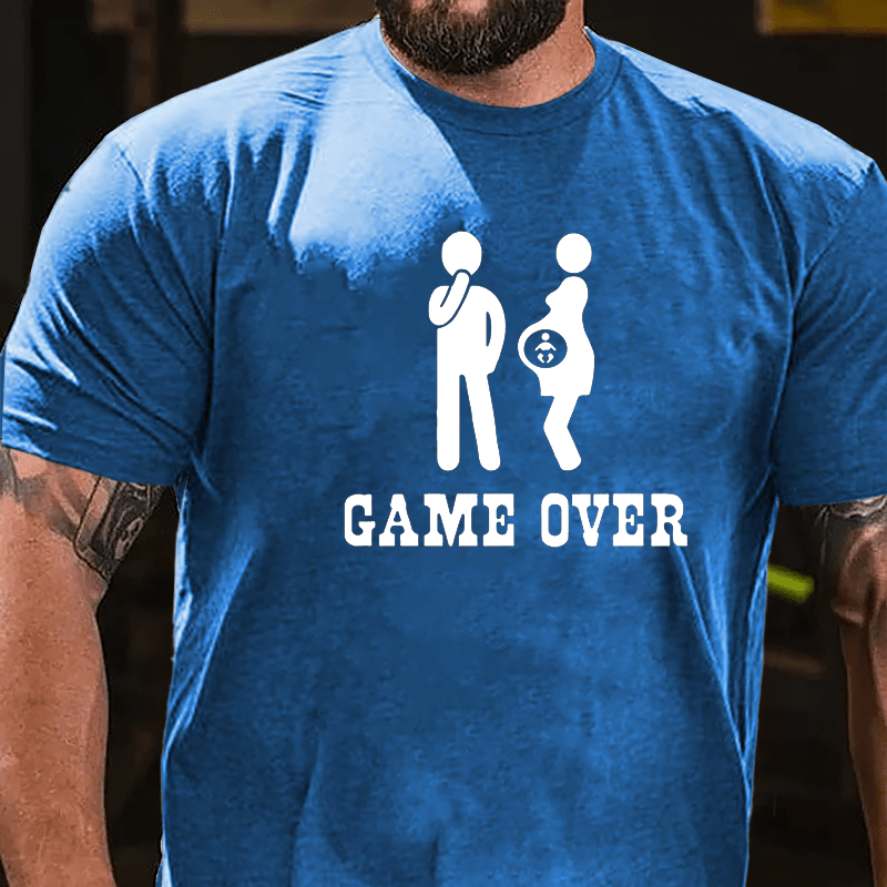 Game Over Funny Cotton T-shirt