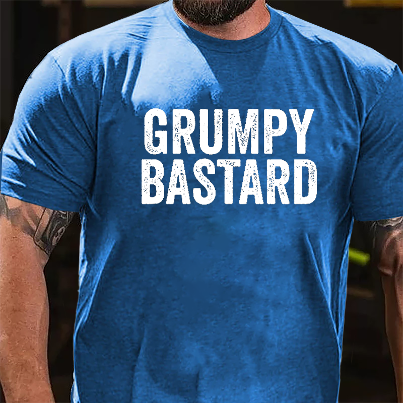 Grumpy Bastard Men's Cotton T-shirt