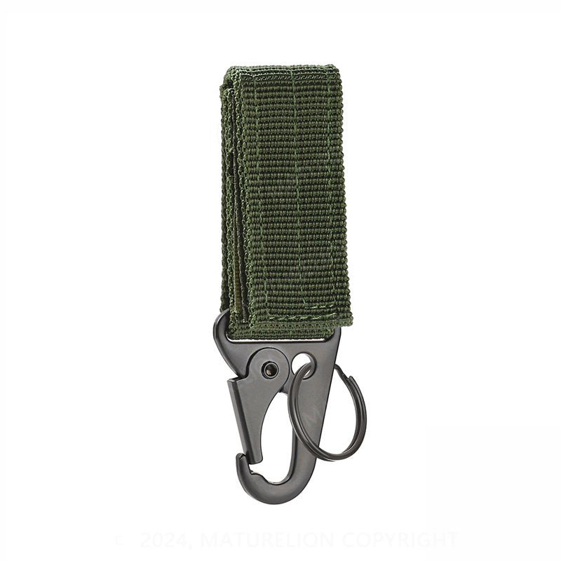 Maturelion Tactical Key Chain Belt Clip with Carabiner