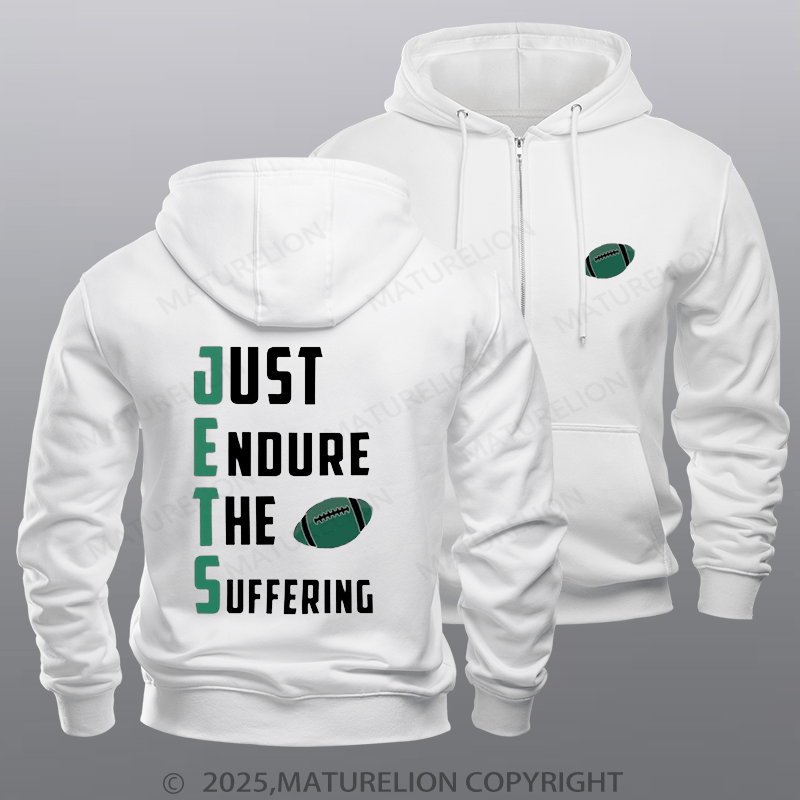 Maturelion Super Bowl Hoodie The Suffering Funny Zipper Hoodie