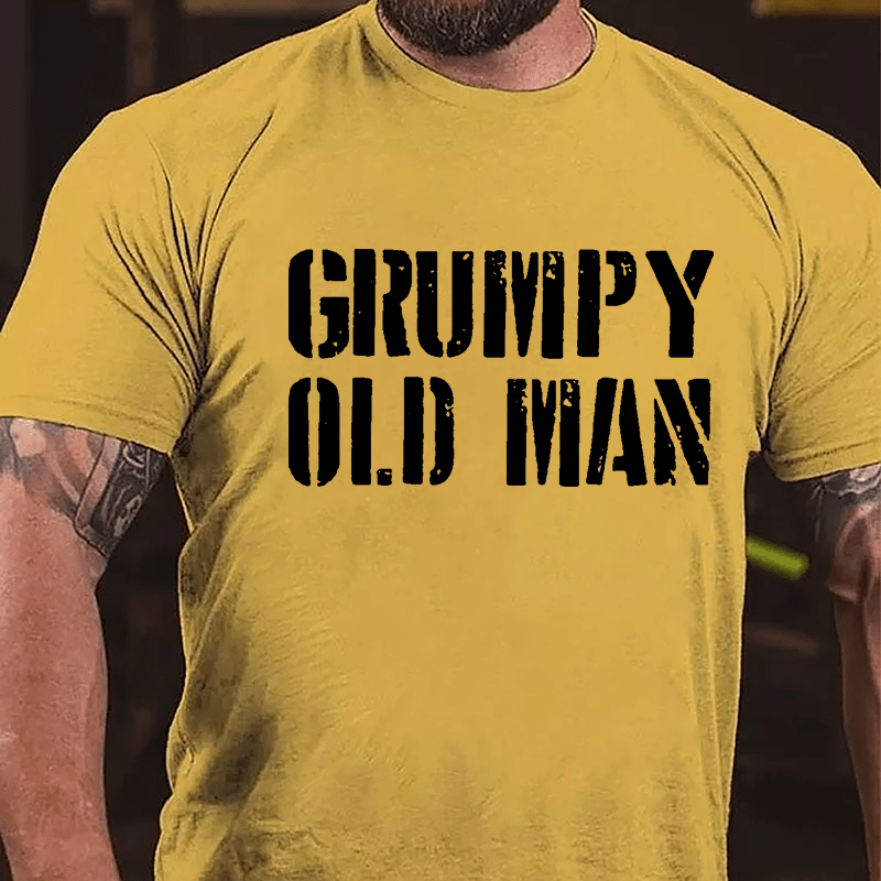 Grumpy Old Man Cotton T-shirt