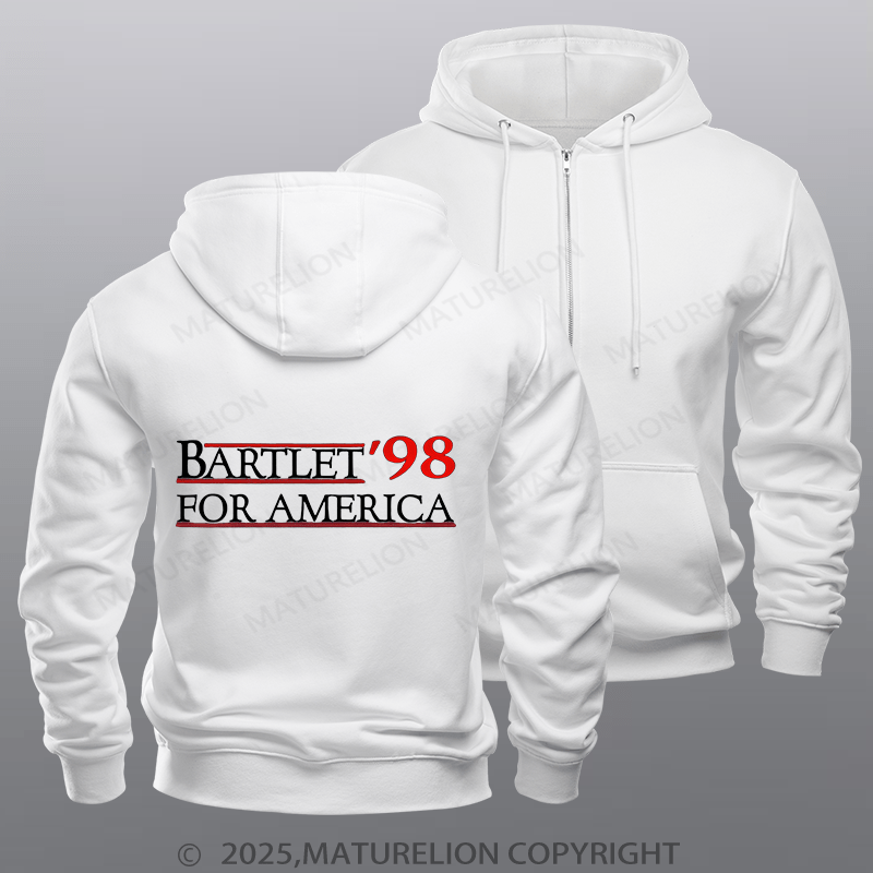 Maturelion  Men's Hoodie  Election Campaign Hoodie  Zipper Hoodie