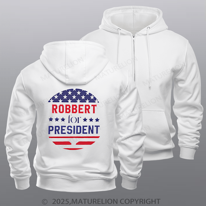 Maturelion  Men's Hoodie Personalized Election Hoodie  Zipper Hoodie