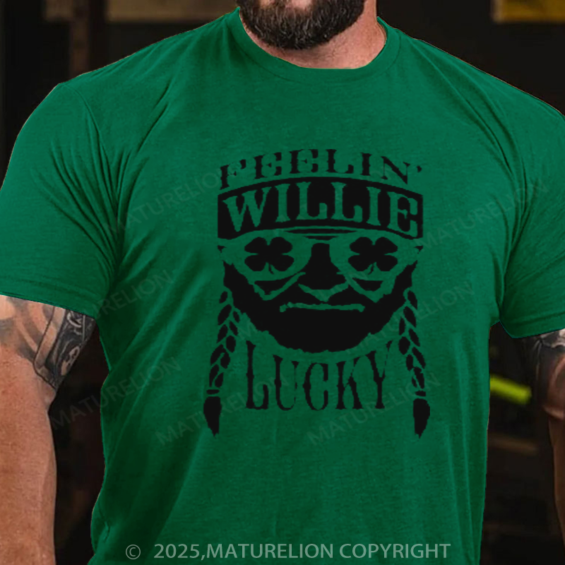 Maturelion St Patrick's T-shirt Feelin' Really Lucky St Patrick's Day