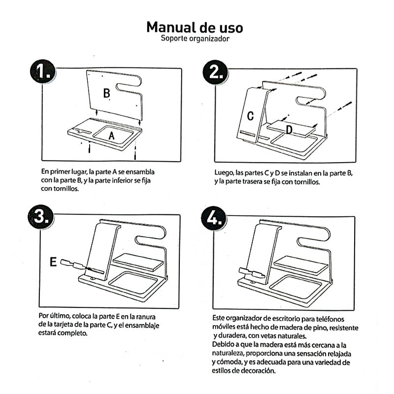 Maturelion Wallet Stand and Watch Organizer