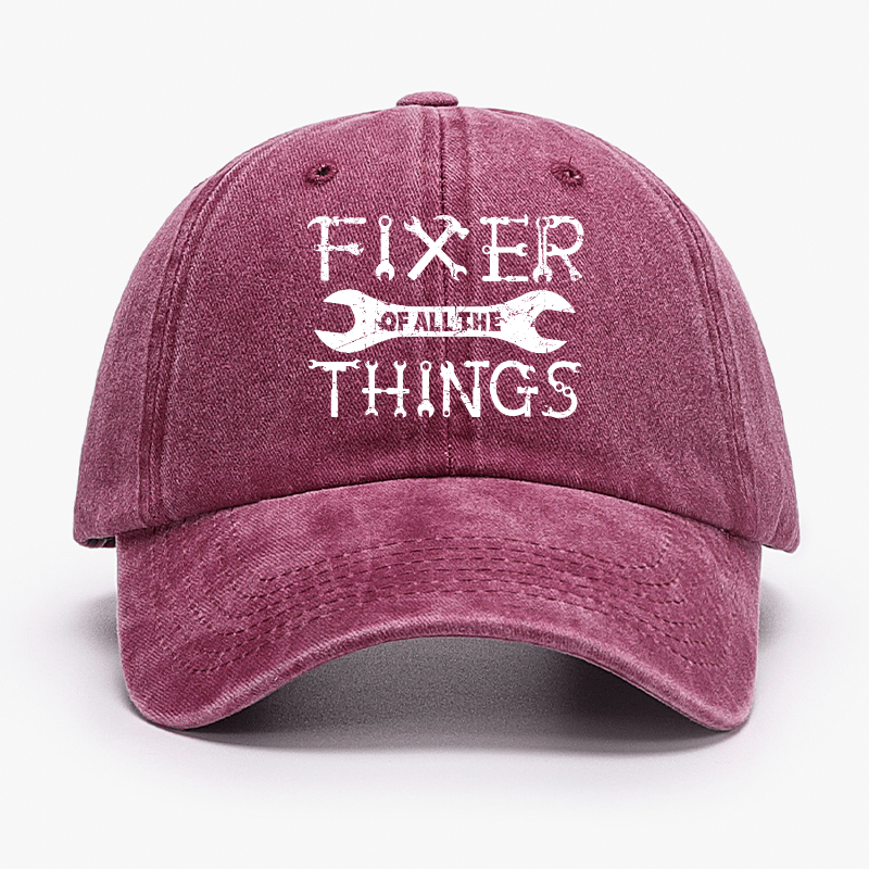 Fixer Of All The Things Funny Mechainc Cap