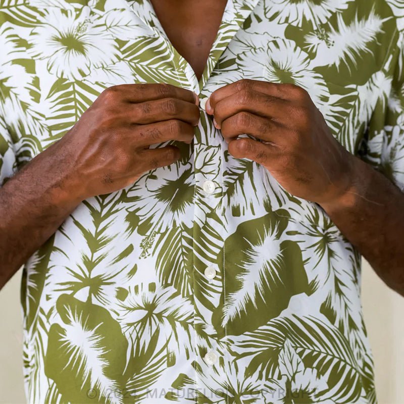 Maturelion The Bali Hai Short Sleeve Tropical Shirt