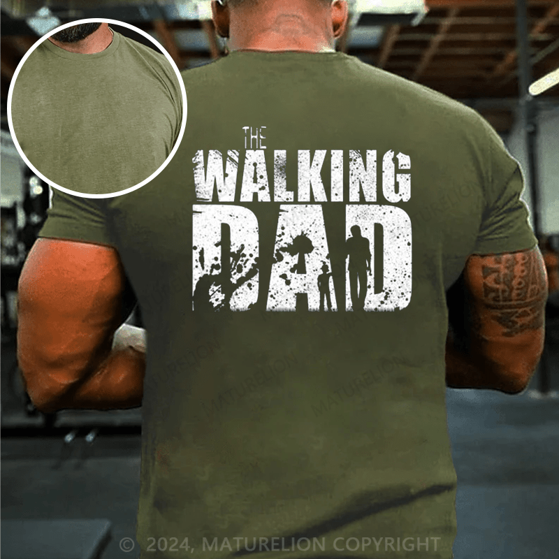 Maturelion The Walking Dad Father's Day T-Shirt