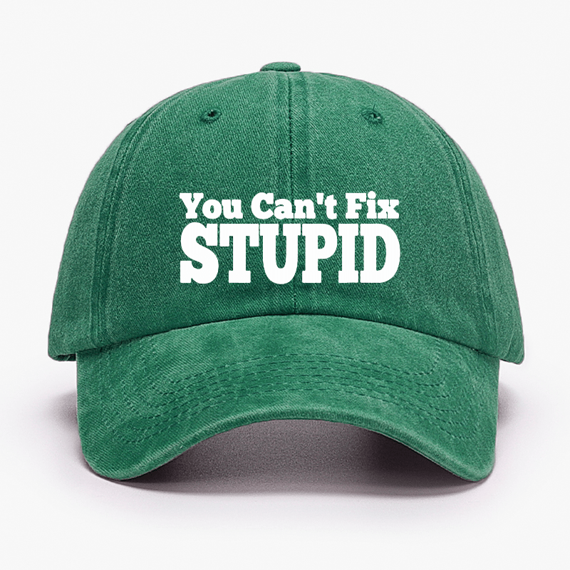 You Can't Fix Stupid Cap