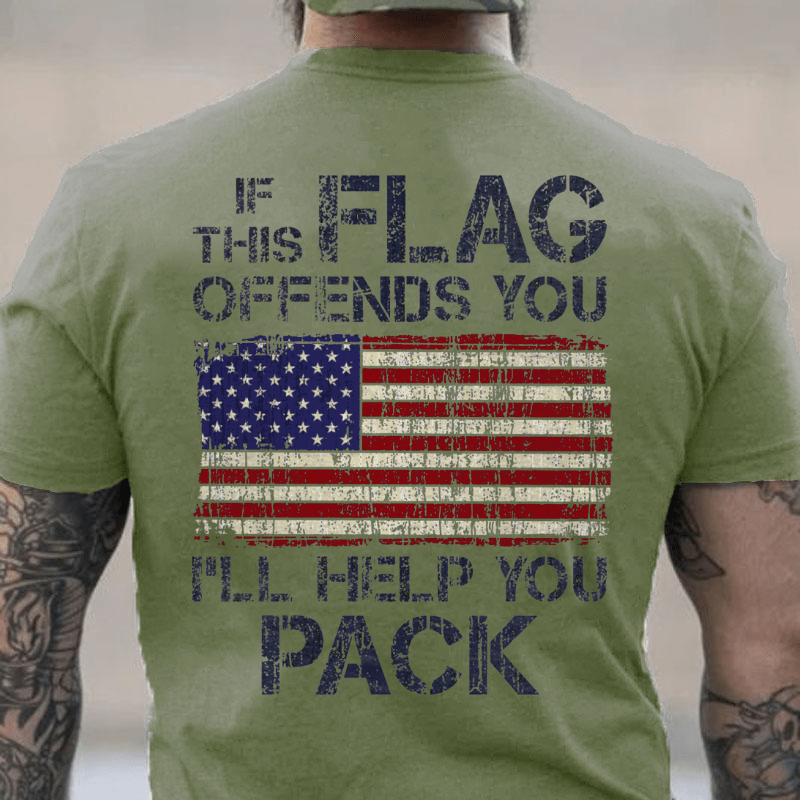 If This Flag Offends You Cotton T-shirt