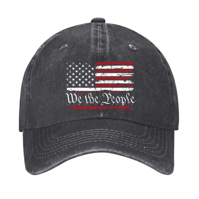 We The People American Flag Cap