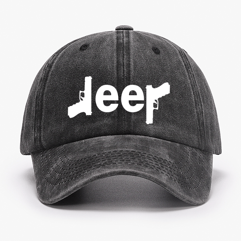 Jeep Guns Funny Cap