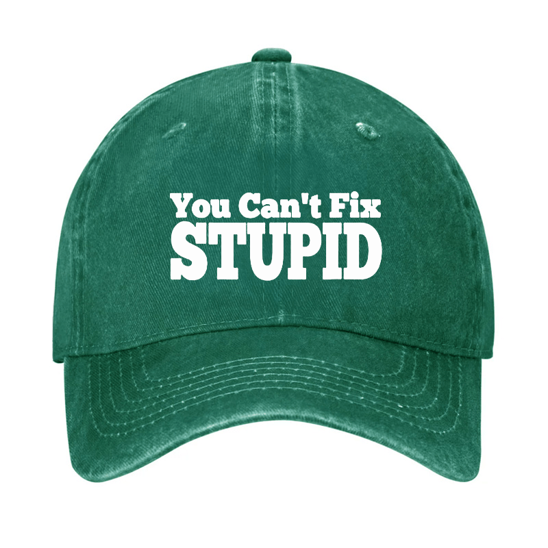 You Can't Fix Stupid Cap