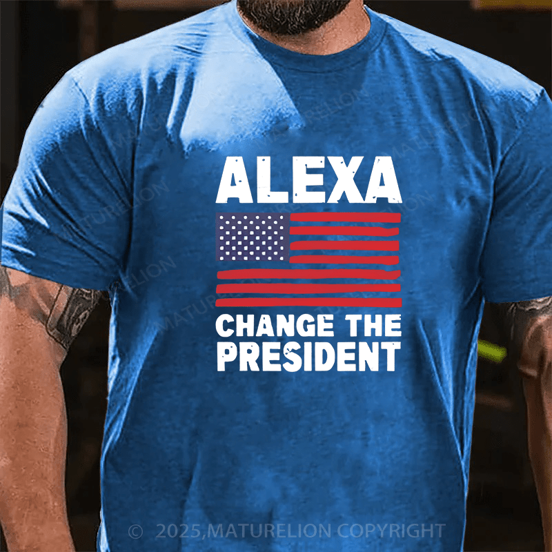 Maturelion Men¡®s T-shirt The President T-Shirt  Cotton T-shirt