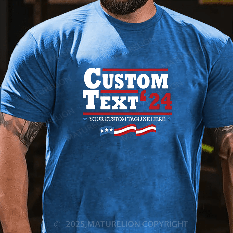 Maturelion Men¡®s T-shirt Personalized Election T-Shirt  Cotton T-shirt