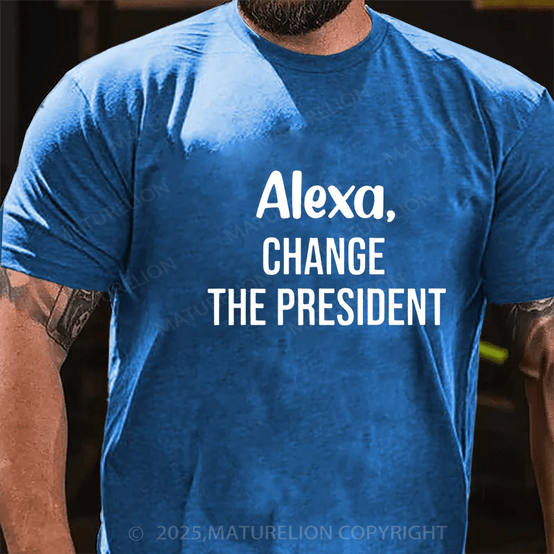 Maturelion Men¡®s T-shirt The President T-Shirt  Cotton T-shirt