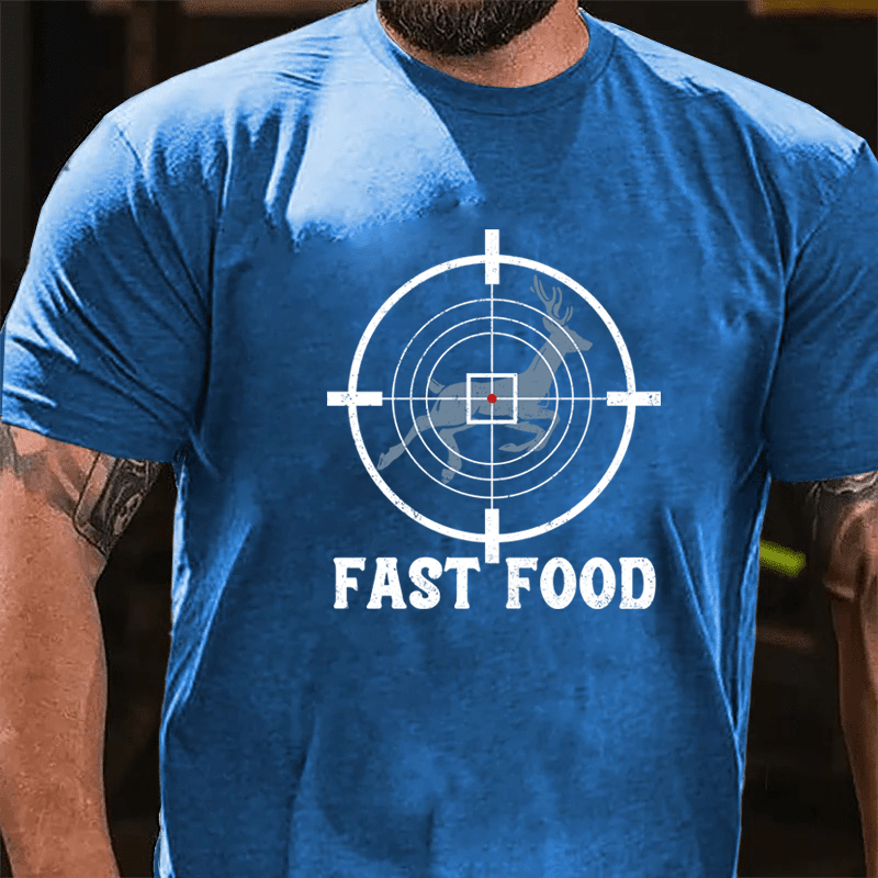 MATURELION FAST FOOD COTTON T-SHIRT