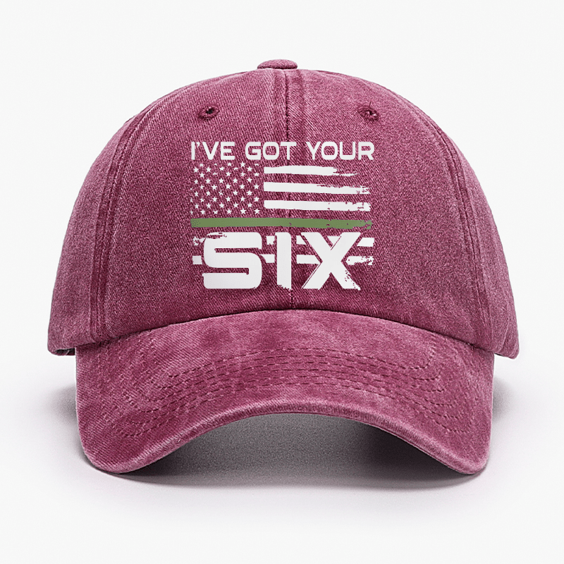 I've Got Your Six Men Veteran Cap