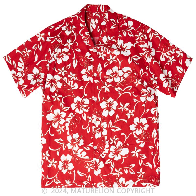 Classic Hibiscus Hawaiian Shirt